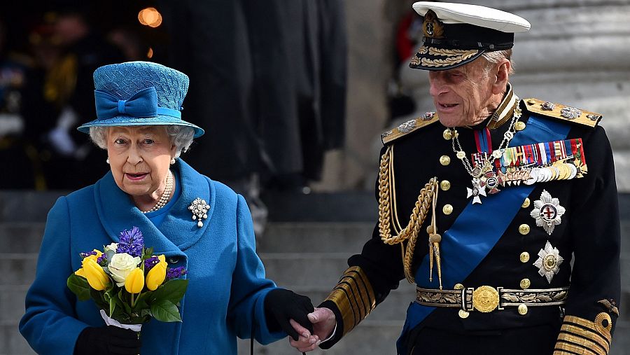 La reina Isabel II y el príncipe Felipe, duque de Edimbrugo