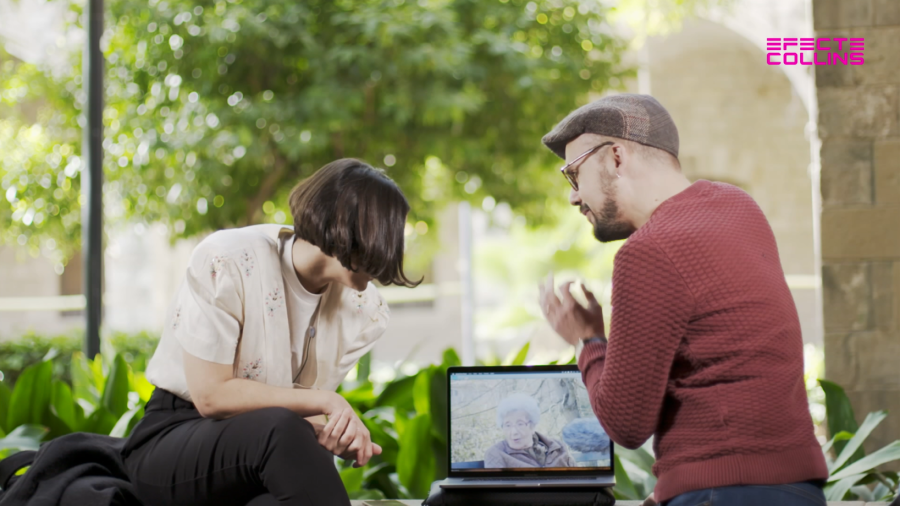Maria Arnal i Carles Cors, del projecte Càntut
