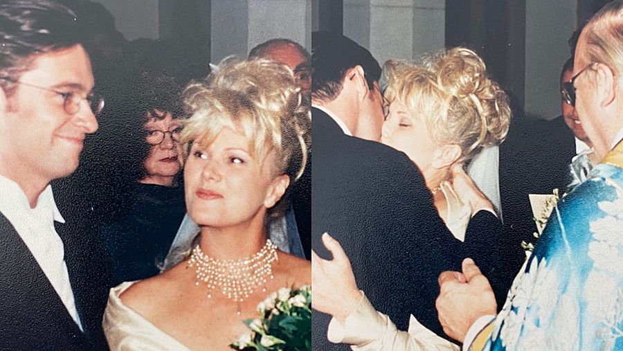 Imagen de la boda de Hugh Jackman con Deborra-Lee Furness