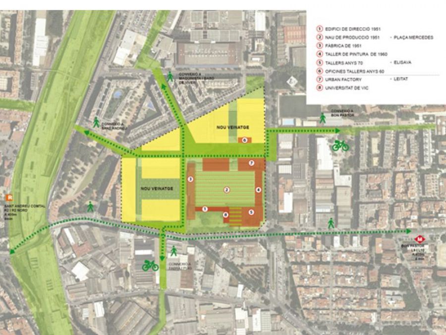 Es crearan 1.450 habitatges nous en un espai de 117.000 m² de sostre