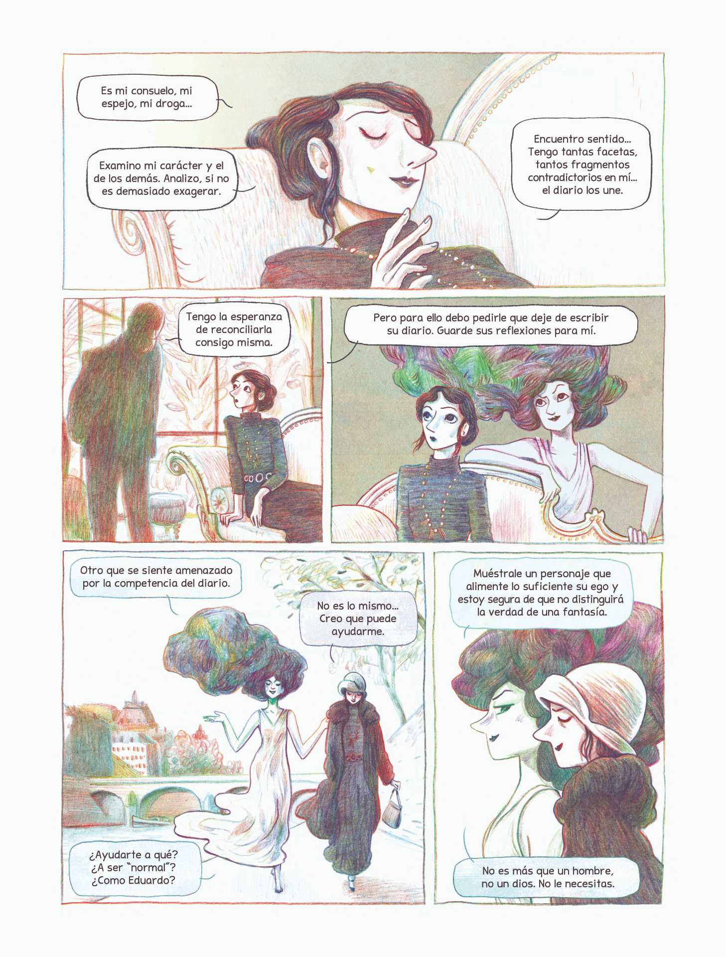 Cómic La búsqueda de la libertad personal y sexual de Anaïs Nin