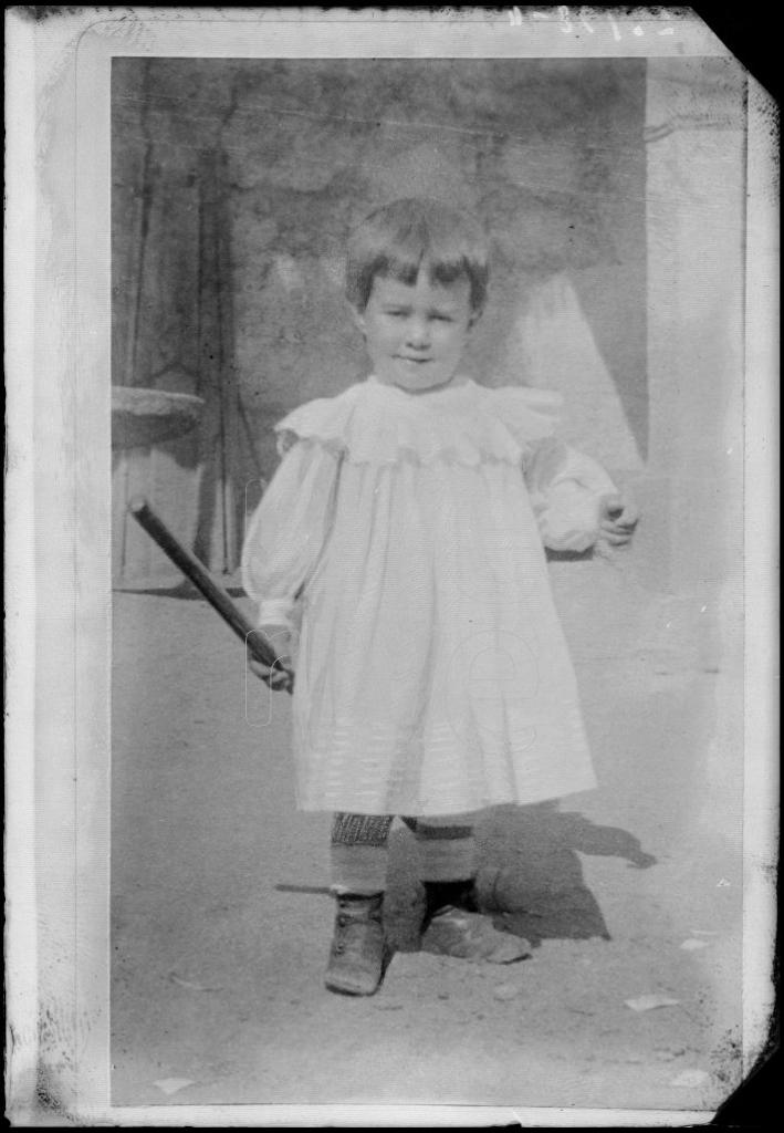 REPRODUCCION DE UNA FOTOGRAFIA DE UN NI&Ntilde;O DE CORTA EDAD