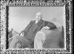 REPRODUCCION DE UN RETRATO DE ECHEGARAY PINTADO POR JOAQUIN 