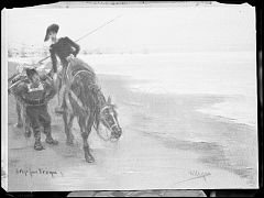 REPRODUCCION DE UN CUADRO FIRMADO POR VILLEGAS