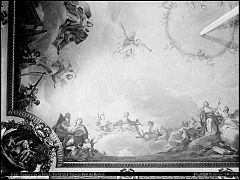 DETALLE DE LA PINTURA MURAL DEL TECHO DE LA CAMARA DE LA REI