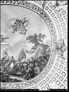 DETALLE DEL TECHO DEL SALON DE FIESTAS EN EL PALACIO REAL DE