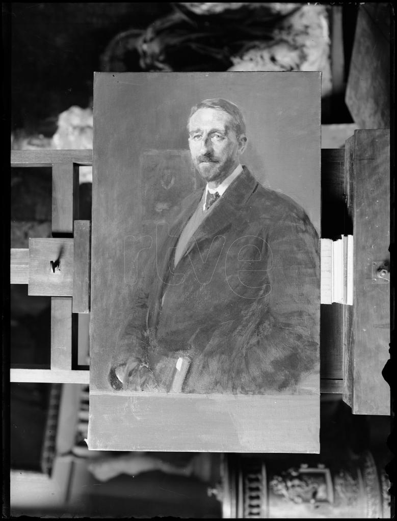 REPRODUCCION DEL CUADRO DE JOAQUIN SOROLLA CON UN RETRATO DE