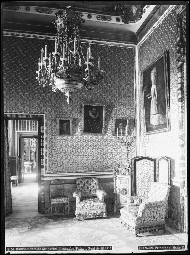 DESPACHO DE LAS HABITACIONES DE GASPARINI EN EL PALACIO REAL