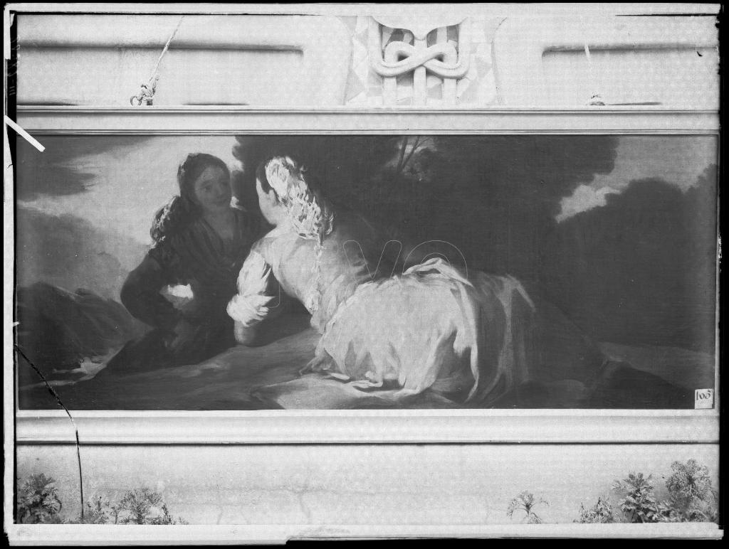 REPRODUCCION DE UN CUADRO DE DOS MUJERES