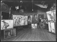 INTERIOR DEL ESTUDIO DE JOAQUIN SOROLLA 