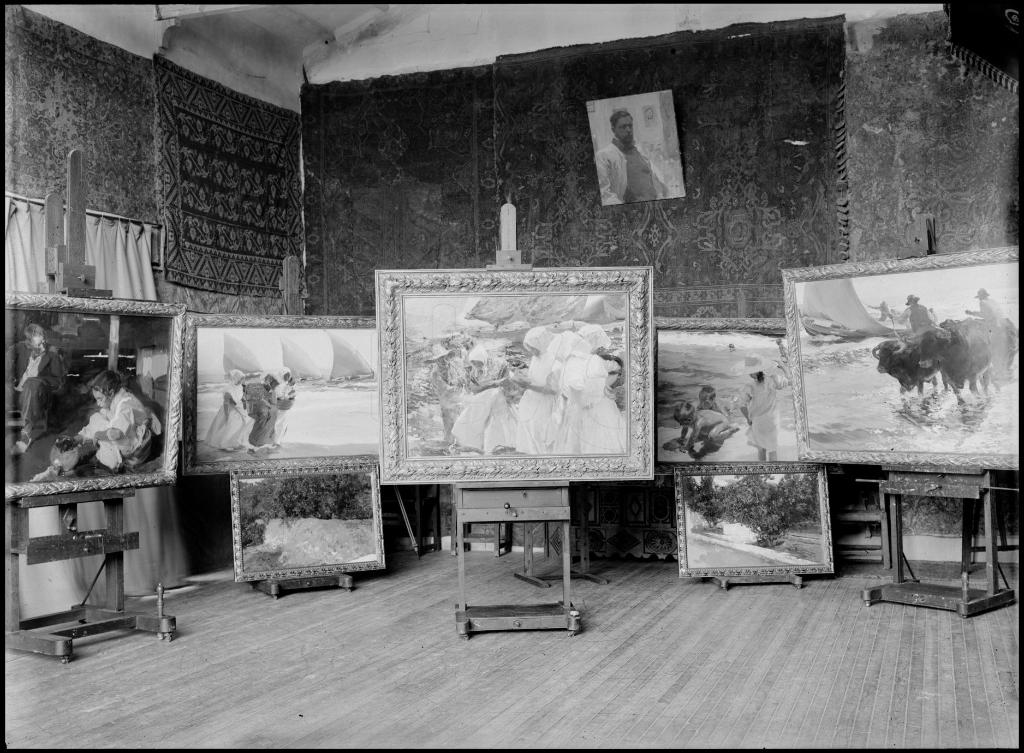 INTERIOR DEL ESTUDIO DE JOAQUIN SOROLLA