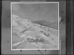 REPRODUCCION DE UN CUADRO DE UN PAISAJE FIRMADO POR "G. ARAN