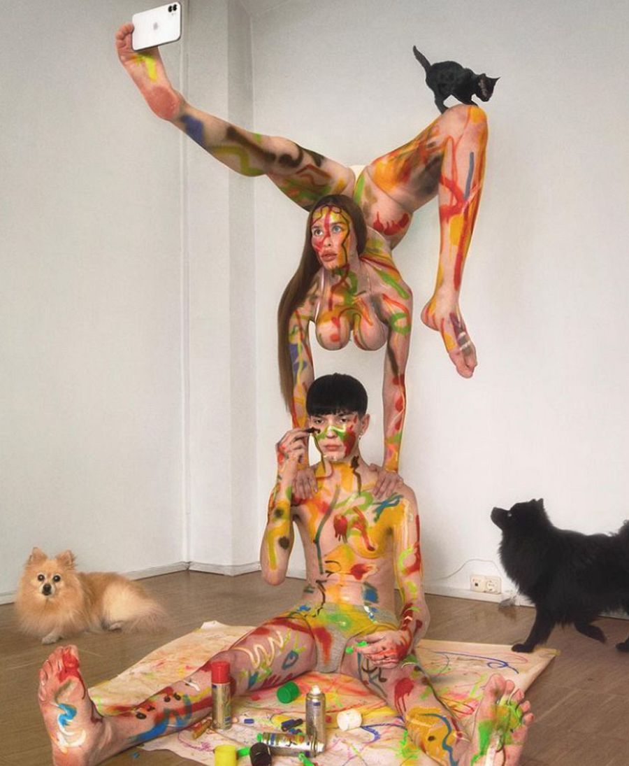 María Forqué, artista visual y 'performer' que trabaja bajo el seudónimo Virgen María