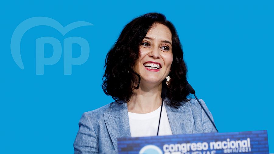 Isabel Díaz Ayuso, candidata del PP