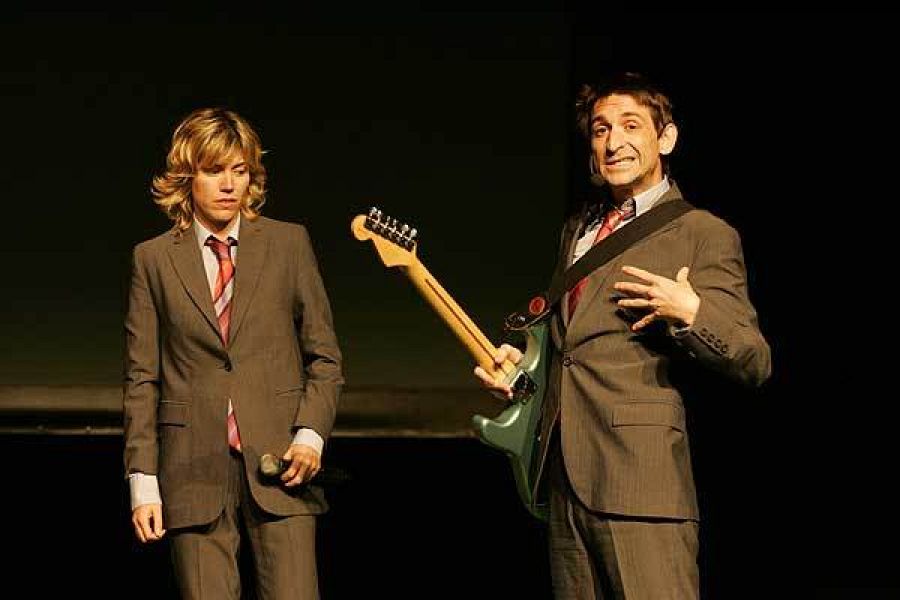 Albert Pla i l'actriu Judit Farrés