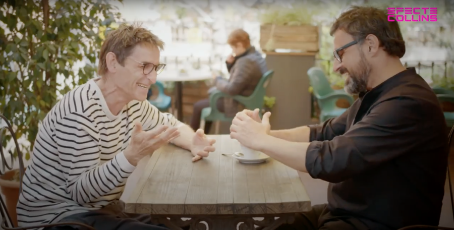 Albert Pla i el director de cinema i teatre Lluís Danés