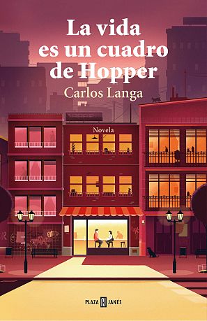 Portada de la novela 'La vida es un cuadro de Hopper'