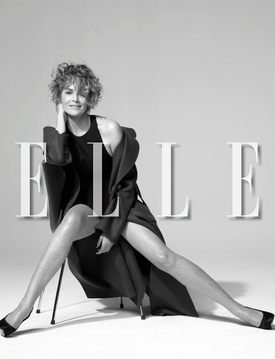 Sharon Stone, portada de la revista Elle