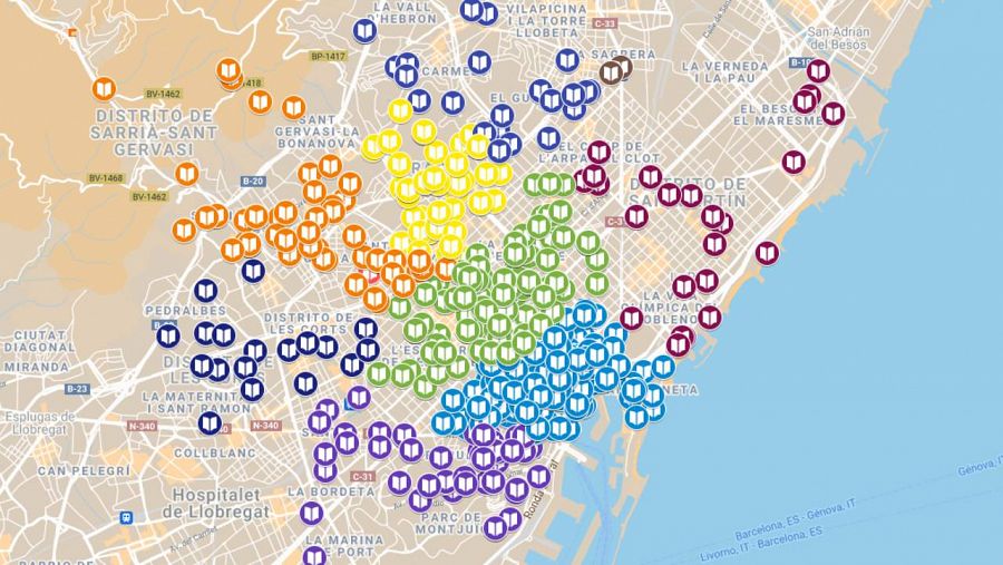 Mapa interactiu Estudio34