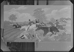 REPRODUCCION DE UN CUADRO DE UNA CACERIA