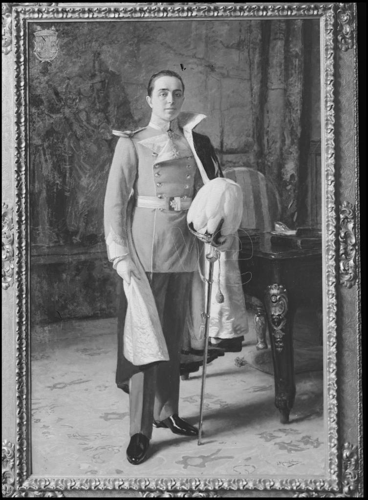 REPRODUCCION DE UN CUADRO FIRMADO POR J. MORENO CARBONERO EN