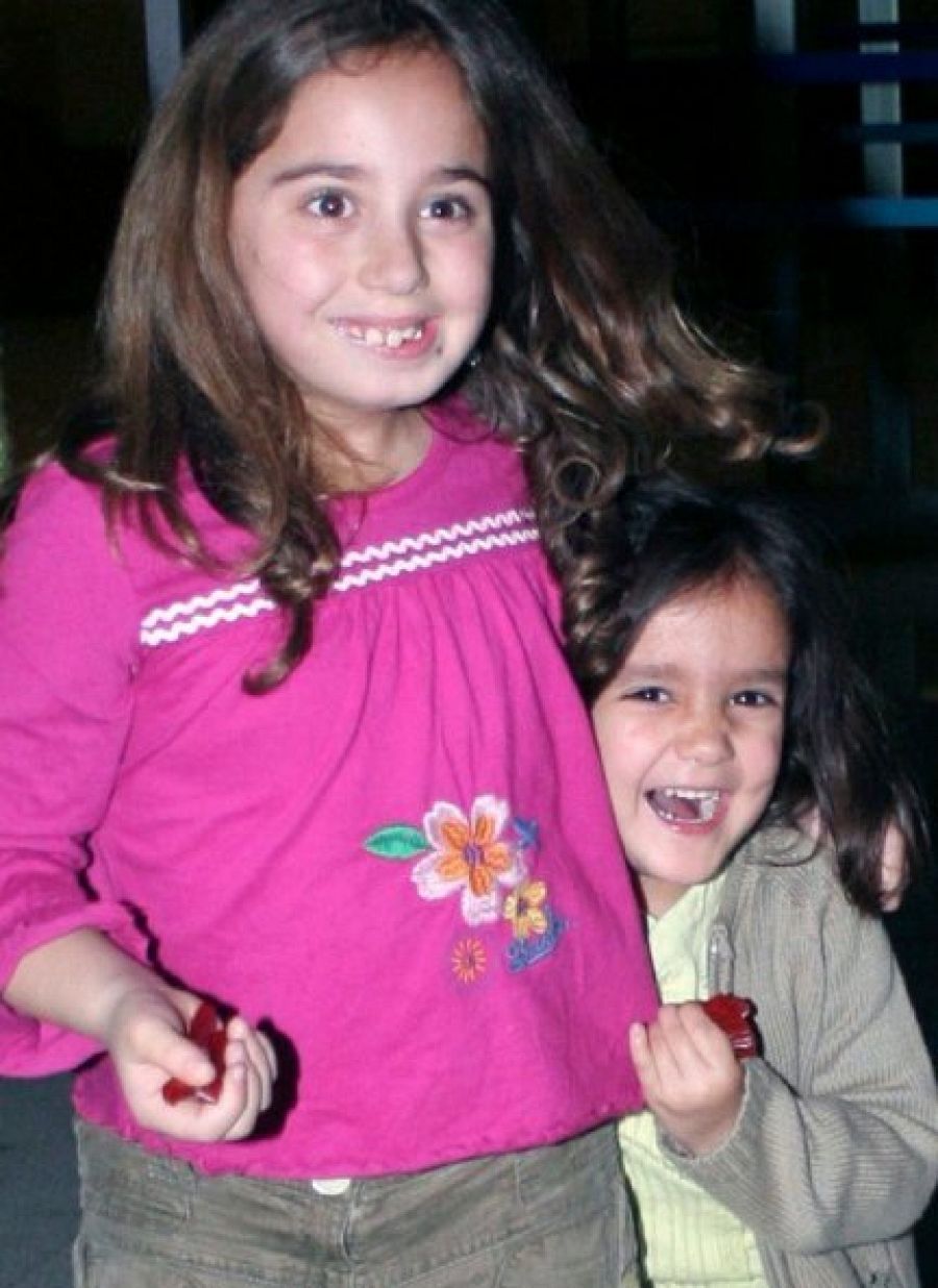 Andrea y Julia Janeiro cuando eran pequeñas