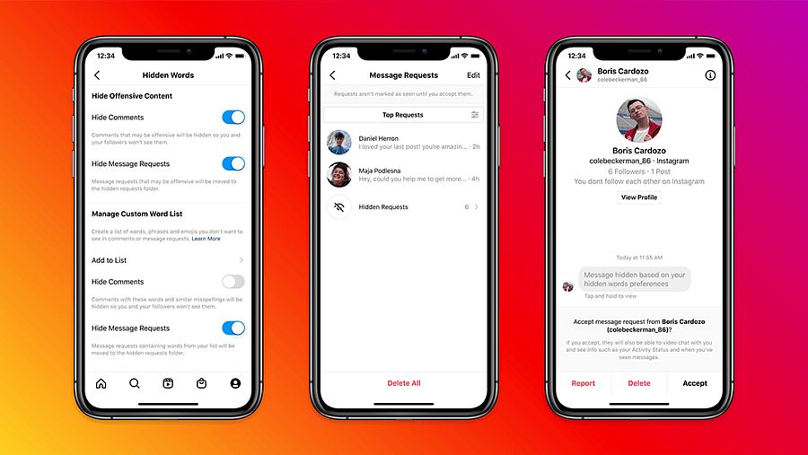 Así se verán las nuevas medidas aplicadas por Instagram