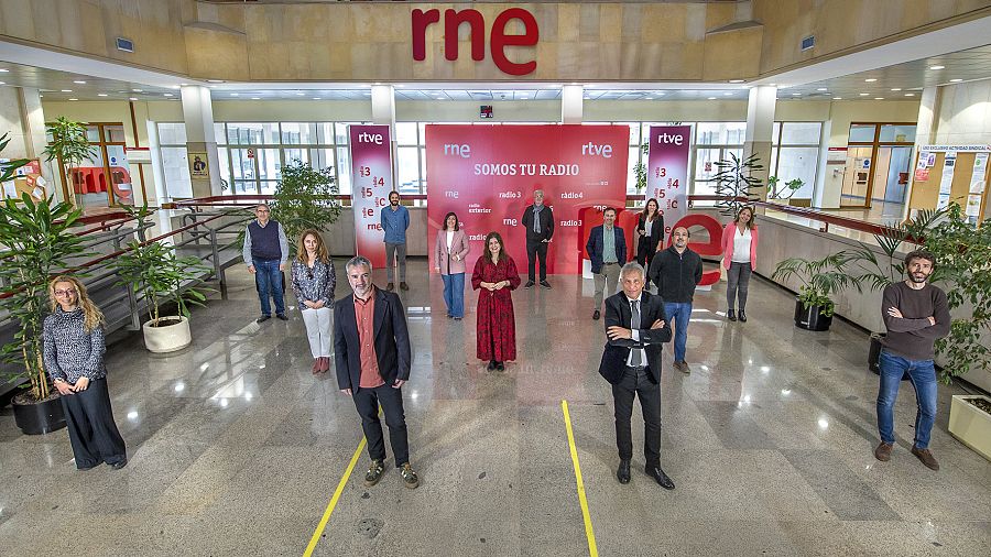 Presentadores y directivos RNE