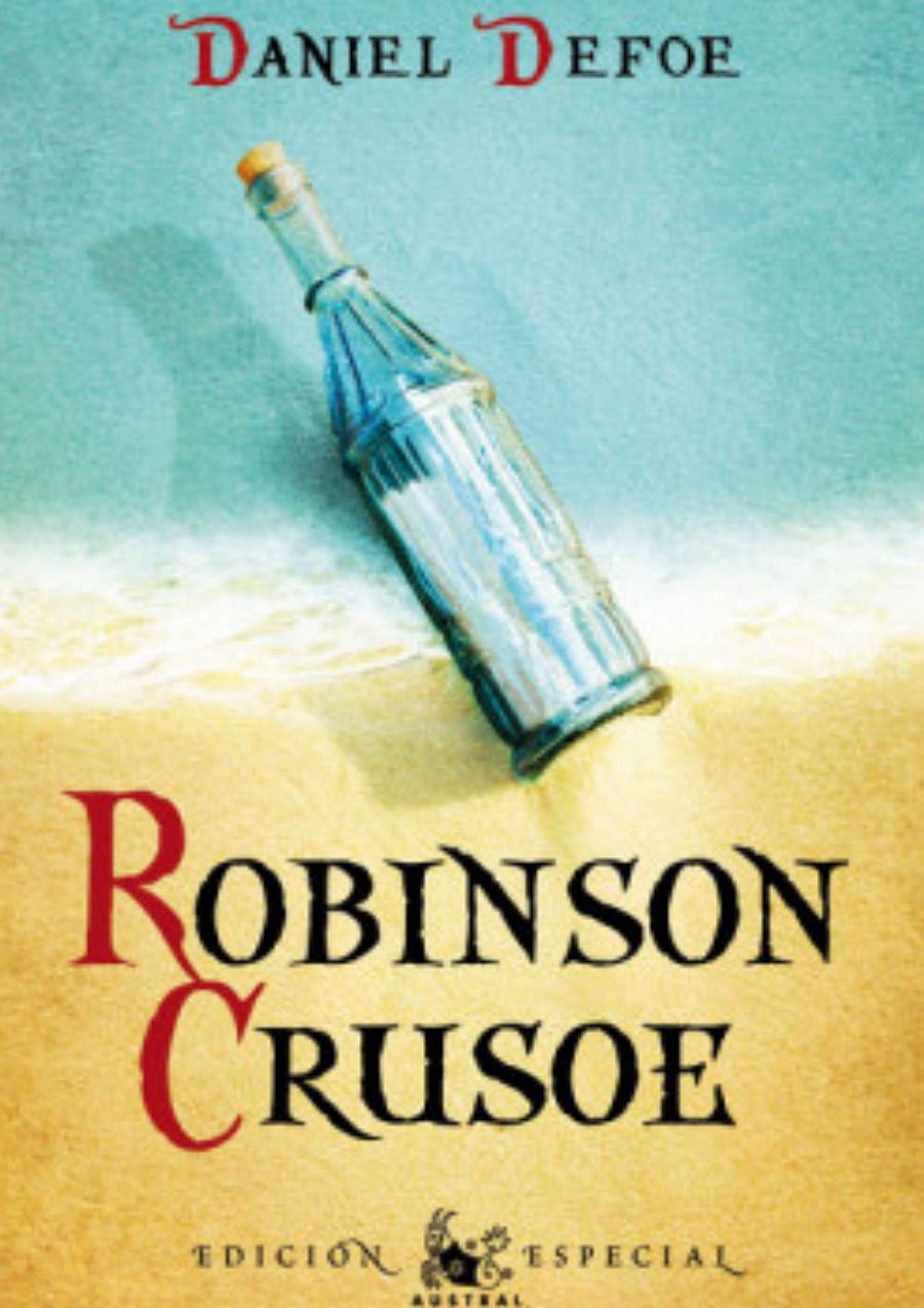 Portada de 'Robinson Crusoe'