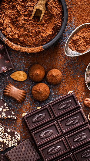 Rocas de frutas secos