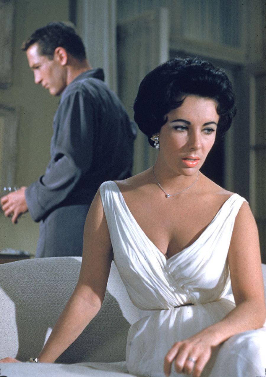 Paul Newman y Liz Taylor en 'La gata sobre el tejado de zinc'