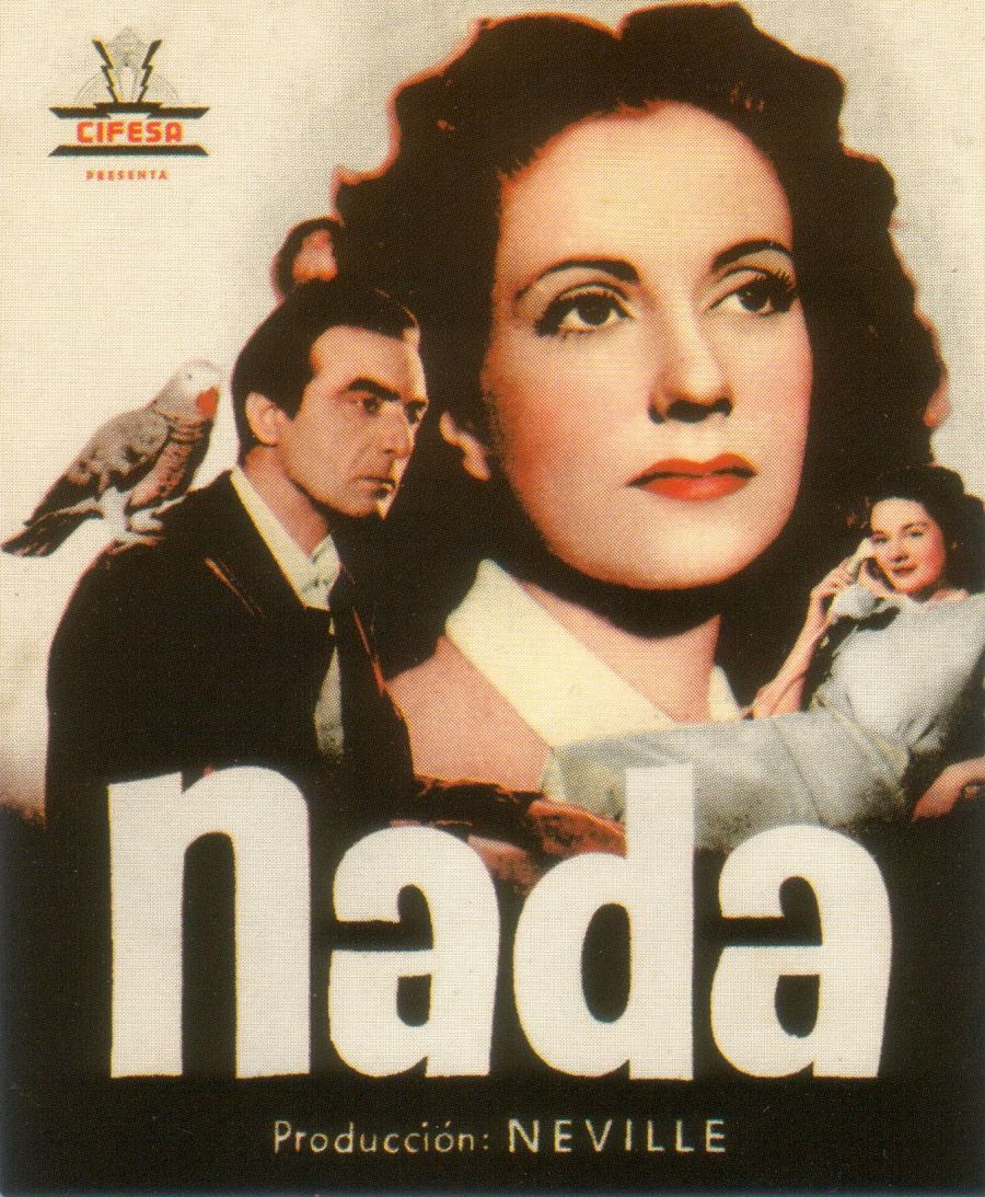 Cartel de 'Nada' (1947), de Edgar Neville y Conchita Montes