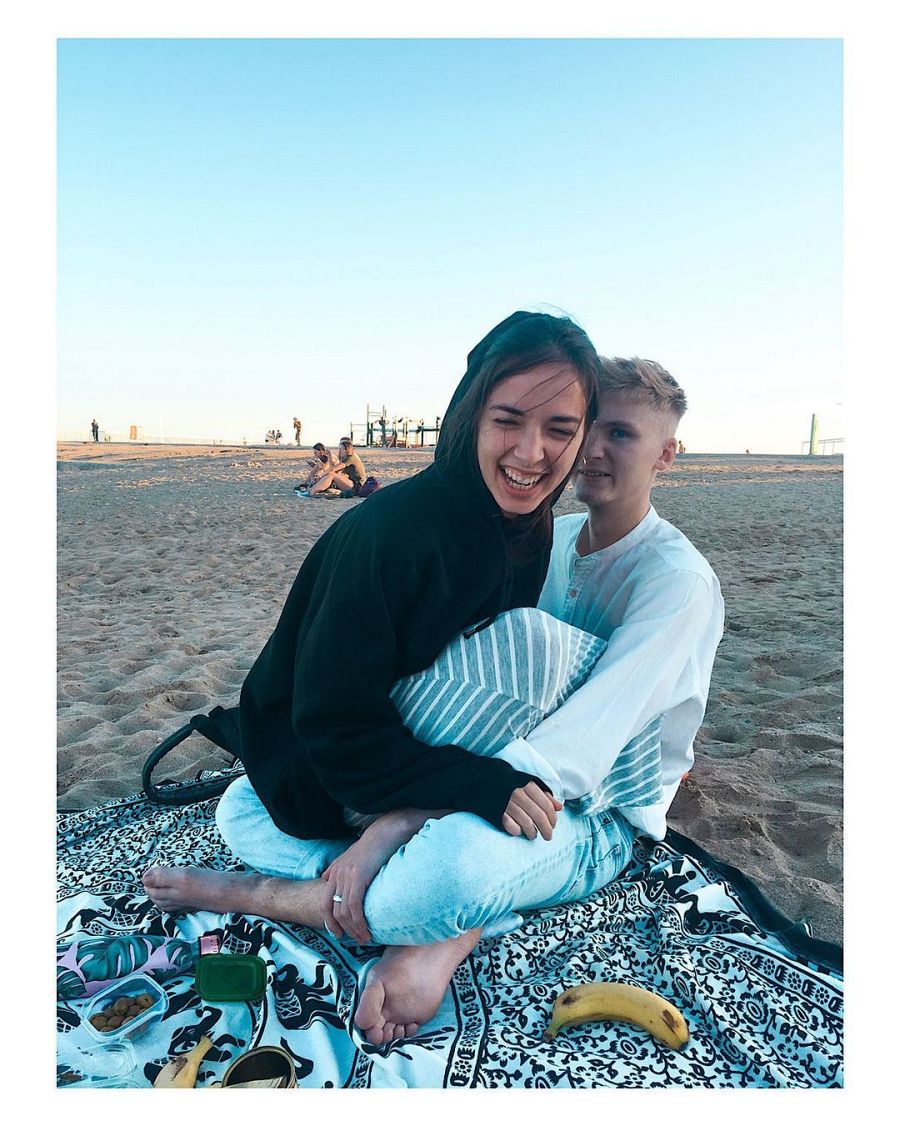 Palito Dominguín junto a su novio Harry