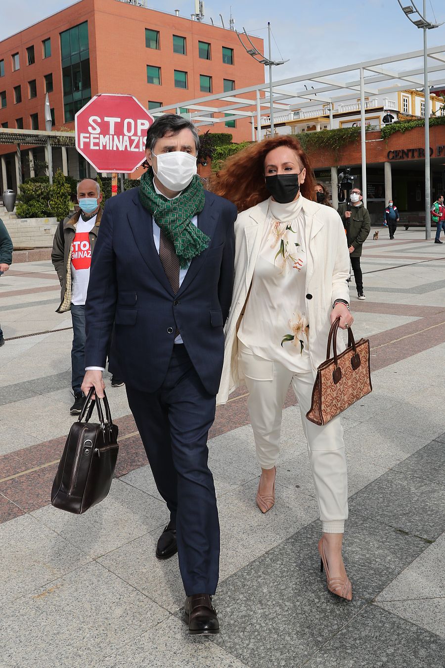 Rocío Carrasco a la salida del juzgado de Alcobendas