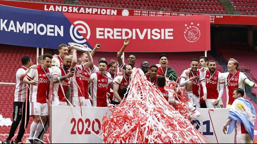 El Ajax, campeón de la liga holandesa