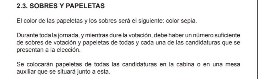 Manual de Instrucciones de Mesa Electoral el 4M