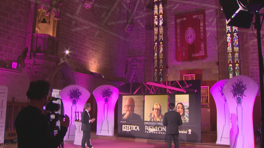 Los premios de peluquería en la catedral de Pamplona
