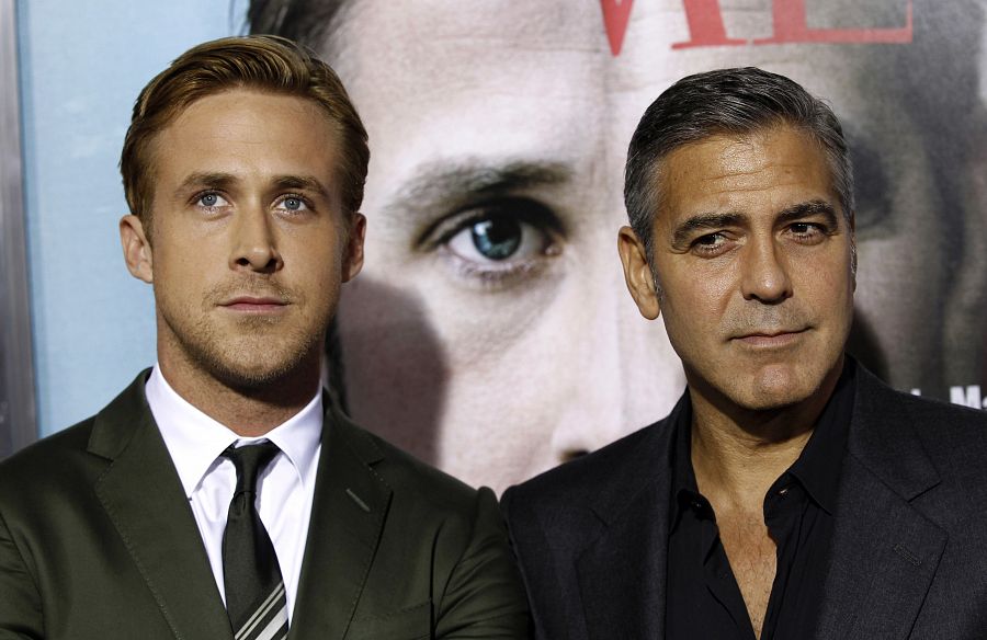 Ryan Gosling y George Clooney