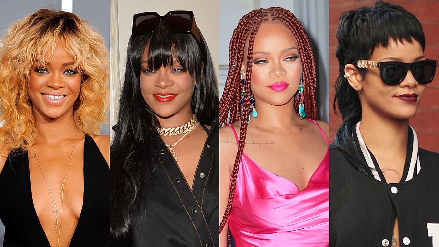 Algunos looks de la cantante Rihanna