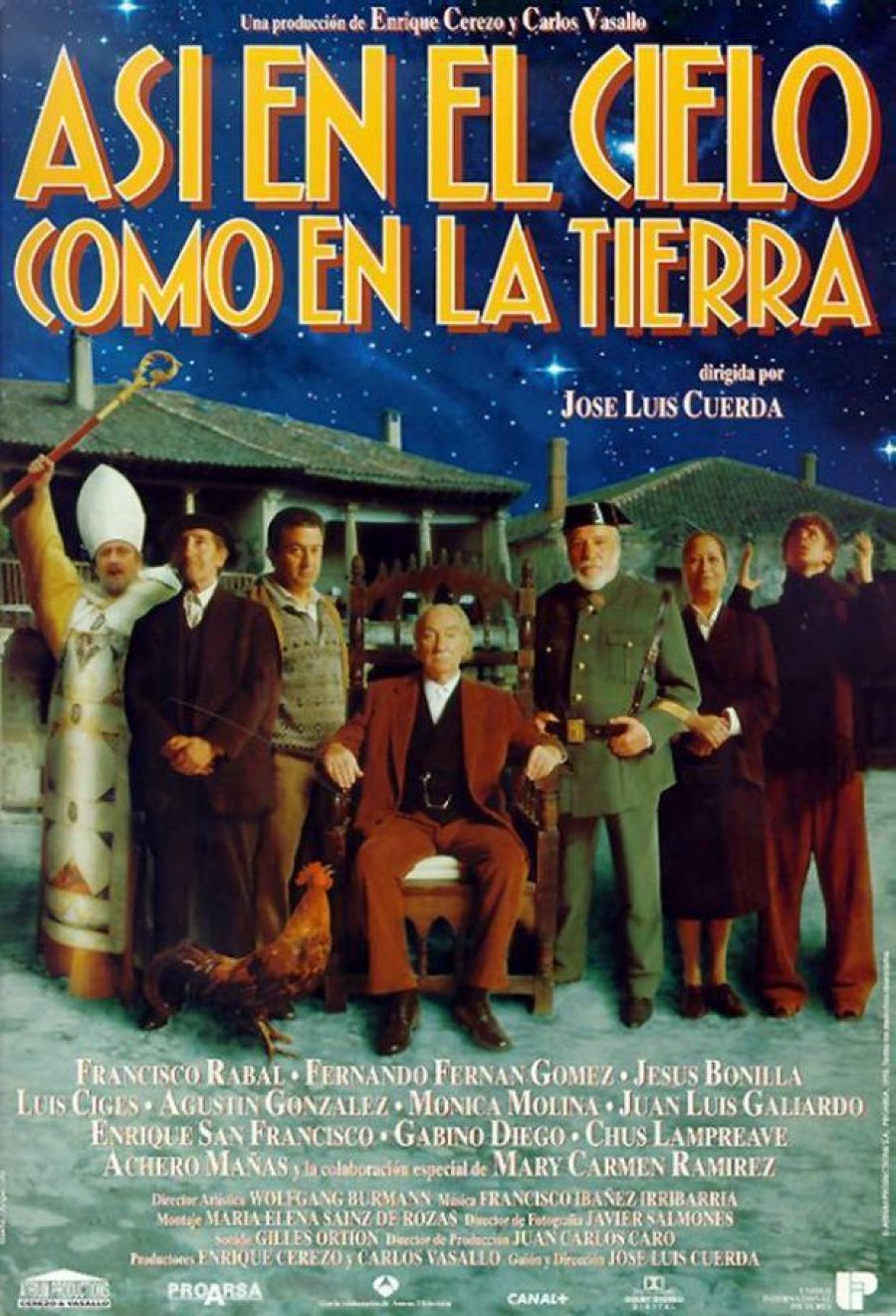 Cartel de 'Así en el cielo como en la tierra' (1995)