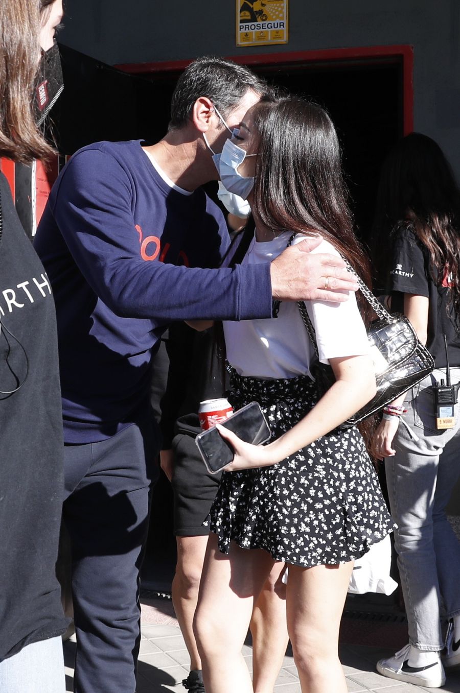 Jesulín de Ubrique y Maria José Campanario se reencuentran con Julia Janeiro en Madrid