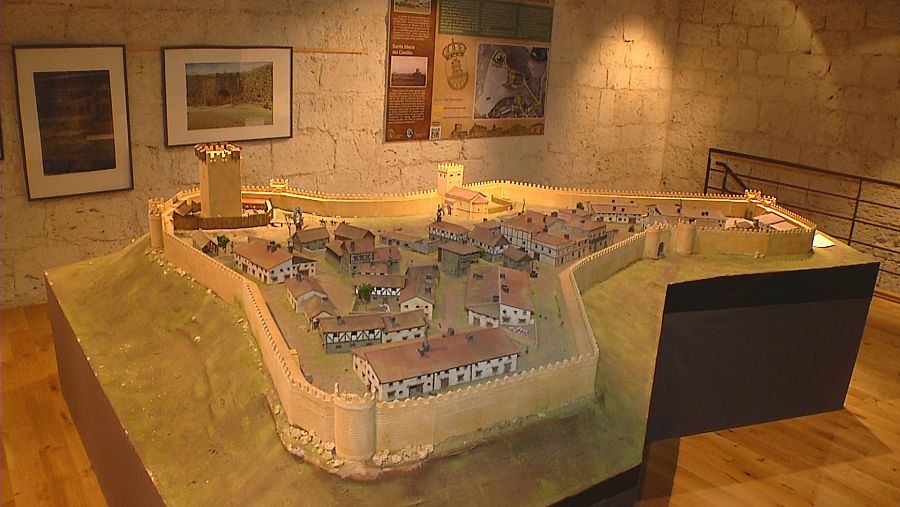 Maqueta de la Villa Amurallada de Tiedra