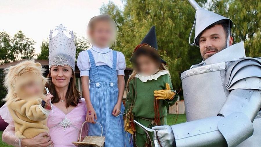 Ben Affleck y Jennifer Garner junto a sus hijos