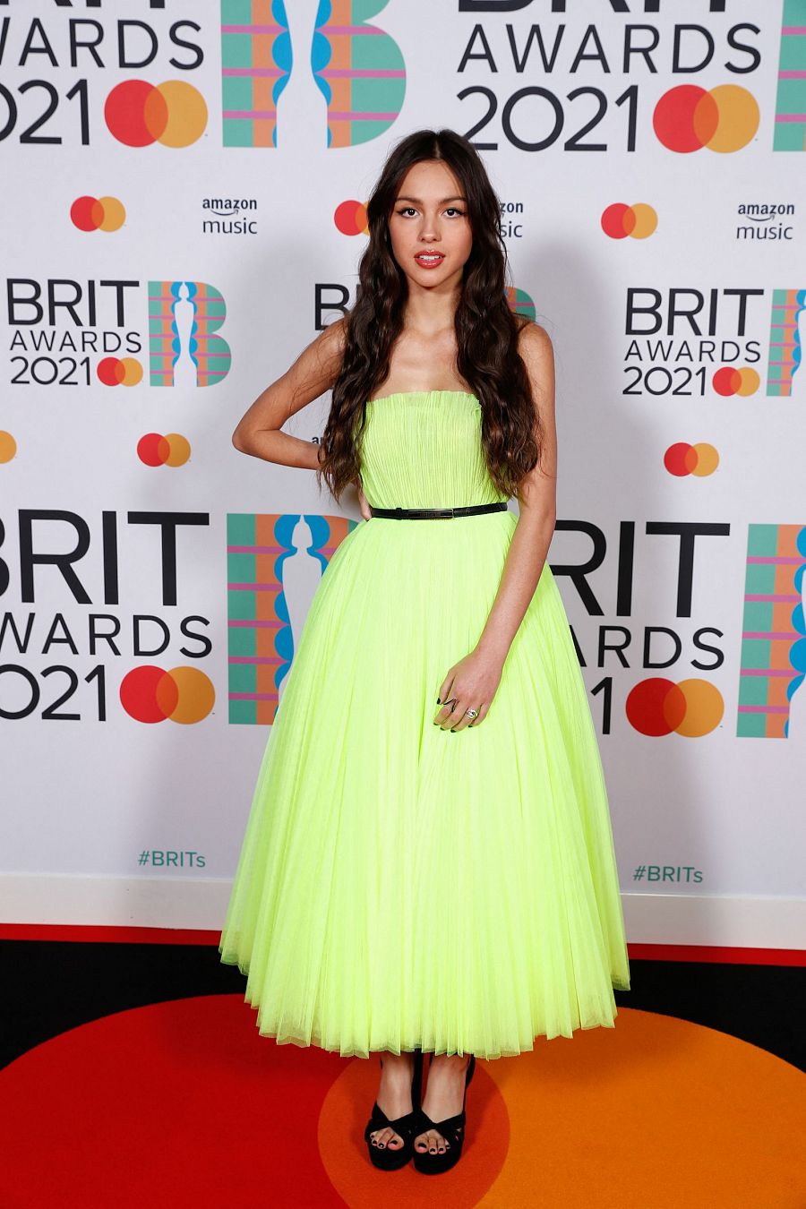 Olivia Rodrigo en los Brit Awards