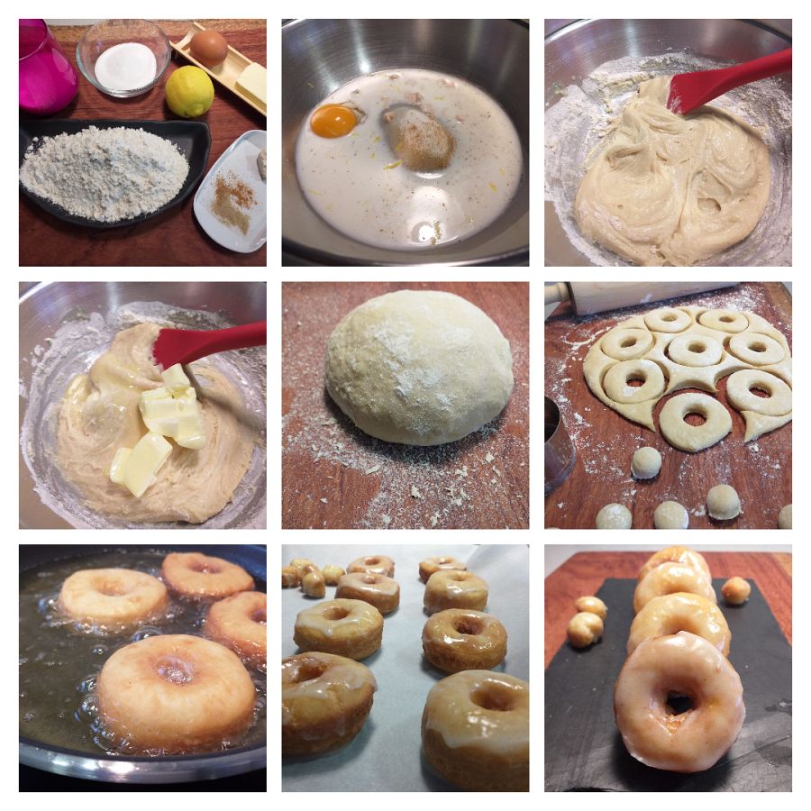 Receta de donuts caseros esponjosos y glaseados