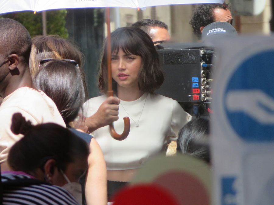 Ana de Armas en una sesión de fotos en Mallorca