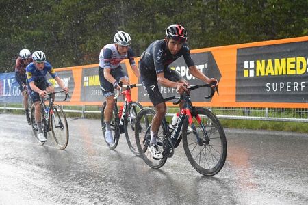 Egan Bernal durante el Giro de Italia 2021