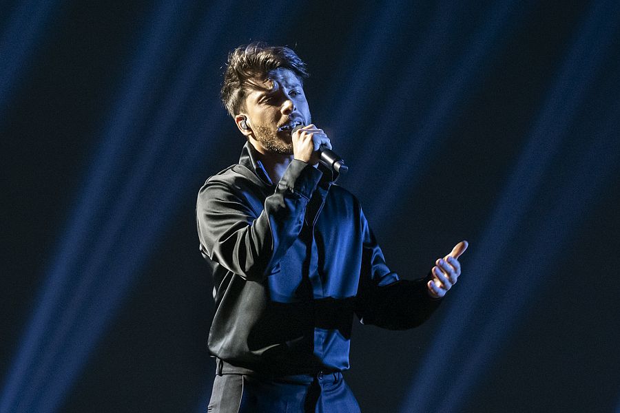 El primer ensayo de Blas Cantó en Eurovisión 2021