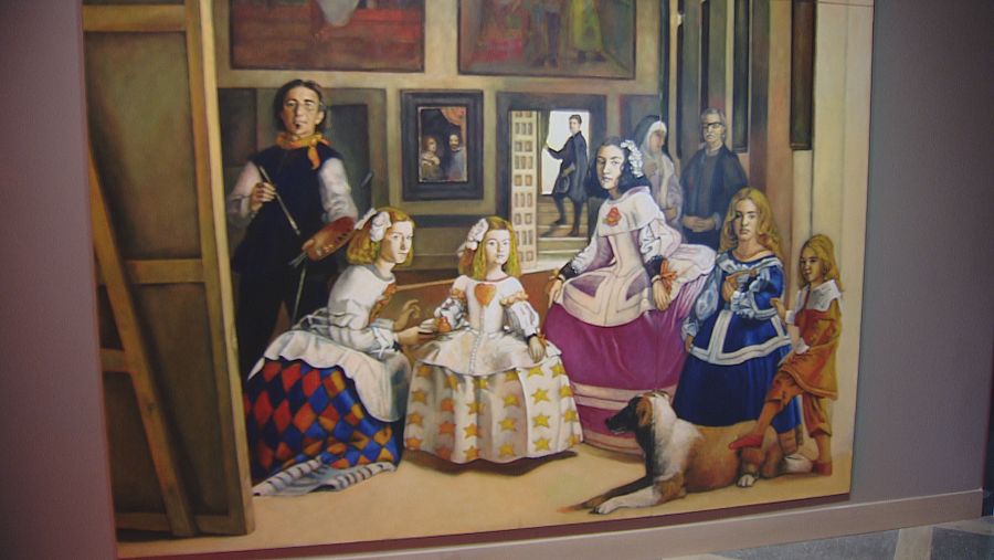 Luis Burgos instala una versión perosnal de Las Meninas