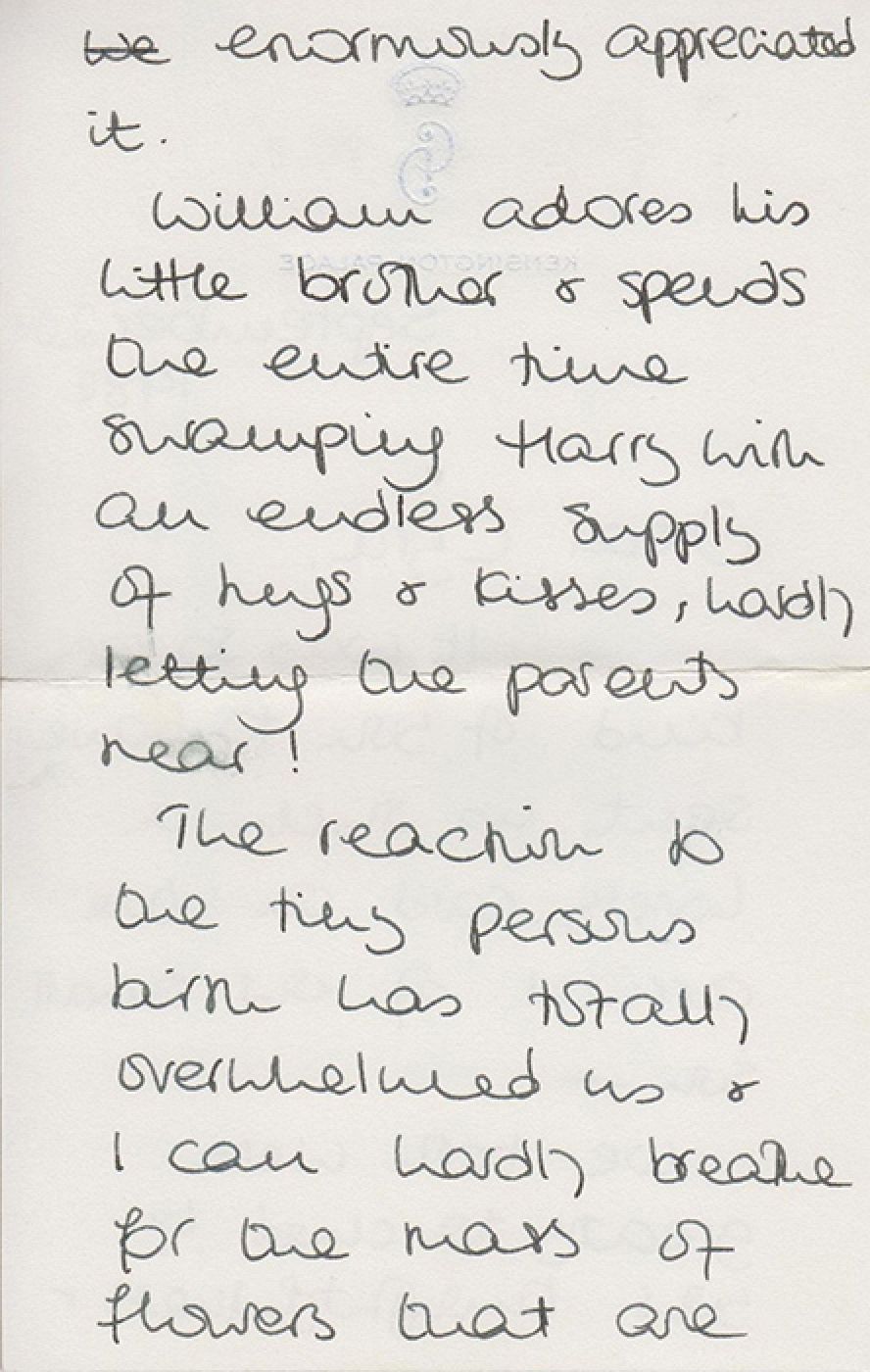  La carta de Lady Di, escrita en 1985
